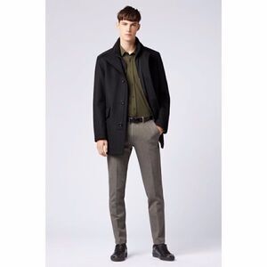 BOSS Cashmere Wool Coxtan8 Coat BLACK